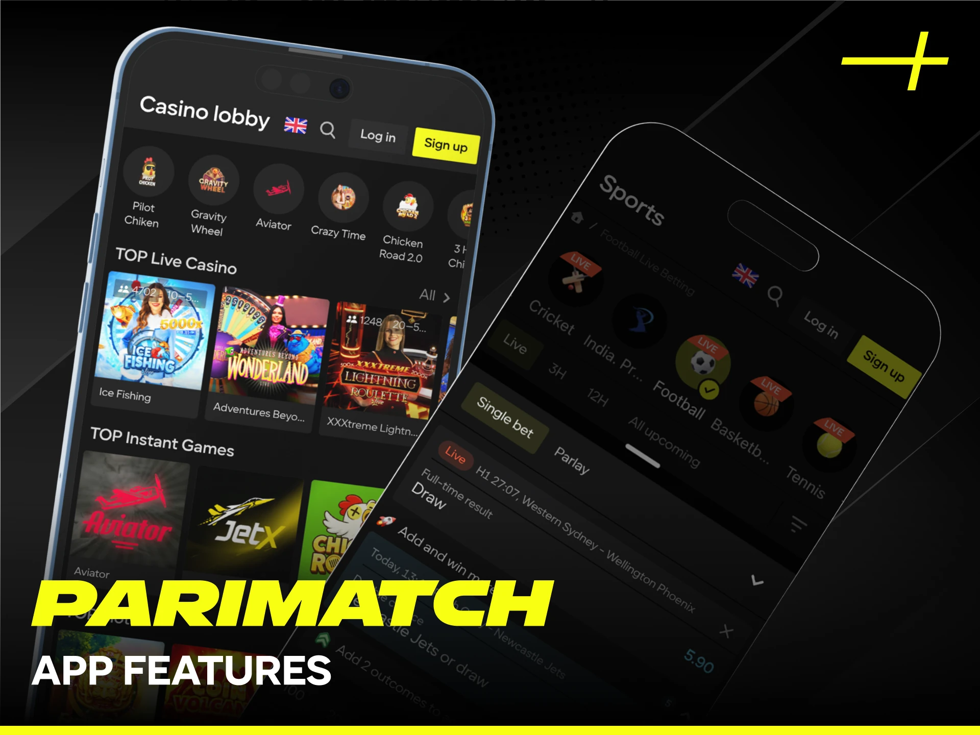 Start a new betting experience with the Parimatch mobile App.