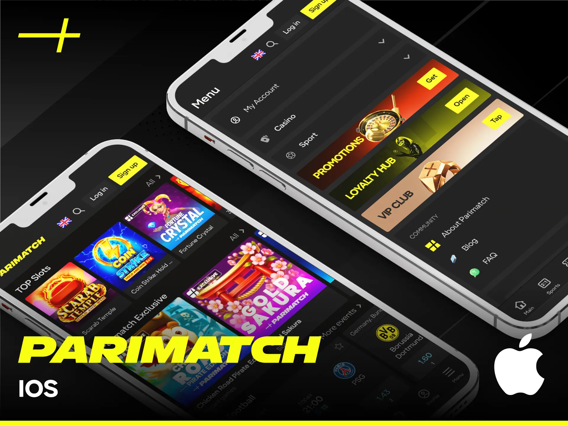 Review the iOS performance and requirements for the Parimatch App.