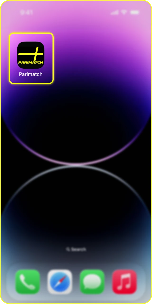 Launch the Parimatch iOS PWA and start your betting journey.