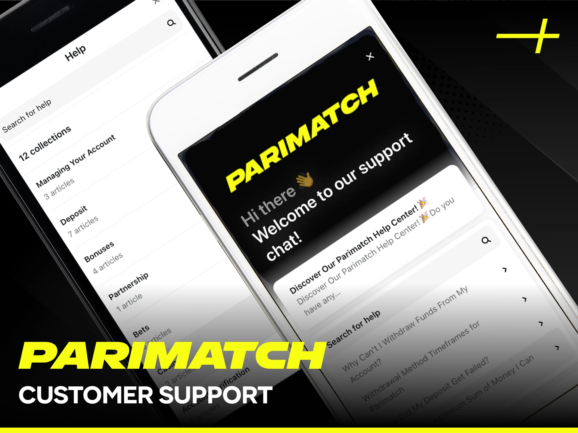 Contact the support team directly through the Parimatch App interface.