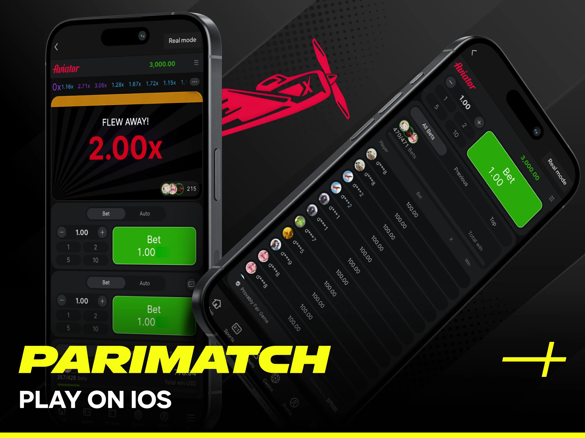 Follow these steps to play Aviator on your iOS mobile devices.