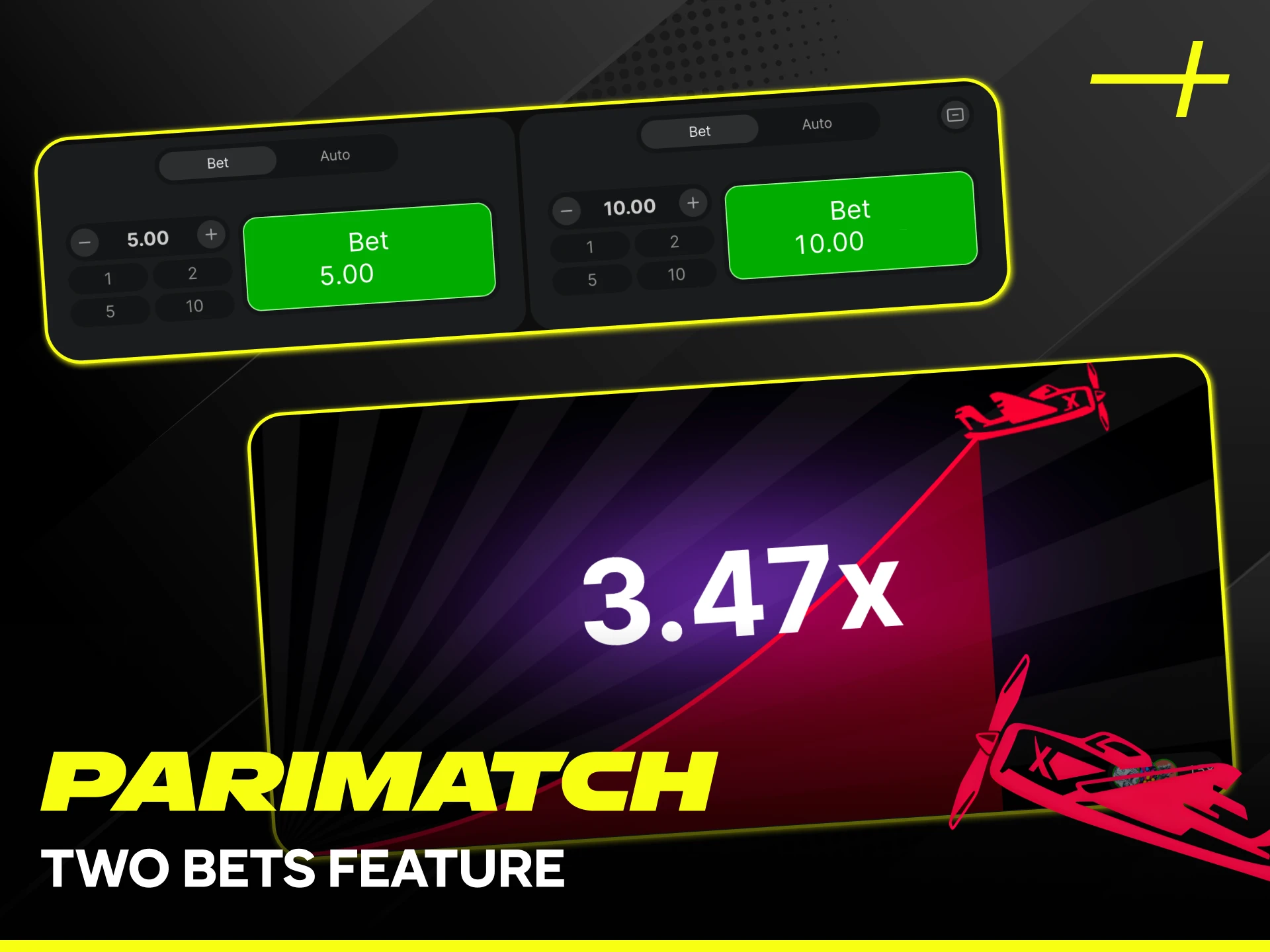 Utilize the two bets feature in Aviator for better strategy.