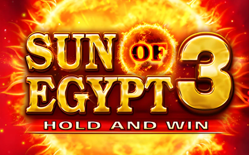 Feel the heat in Sun of Egypt 3 by 3 Oaks.
